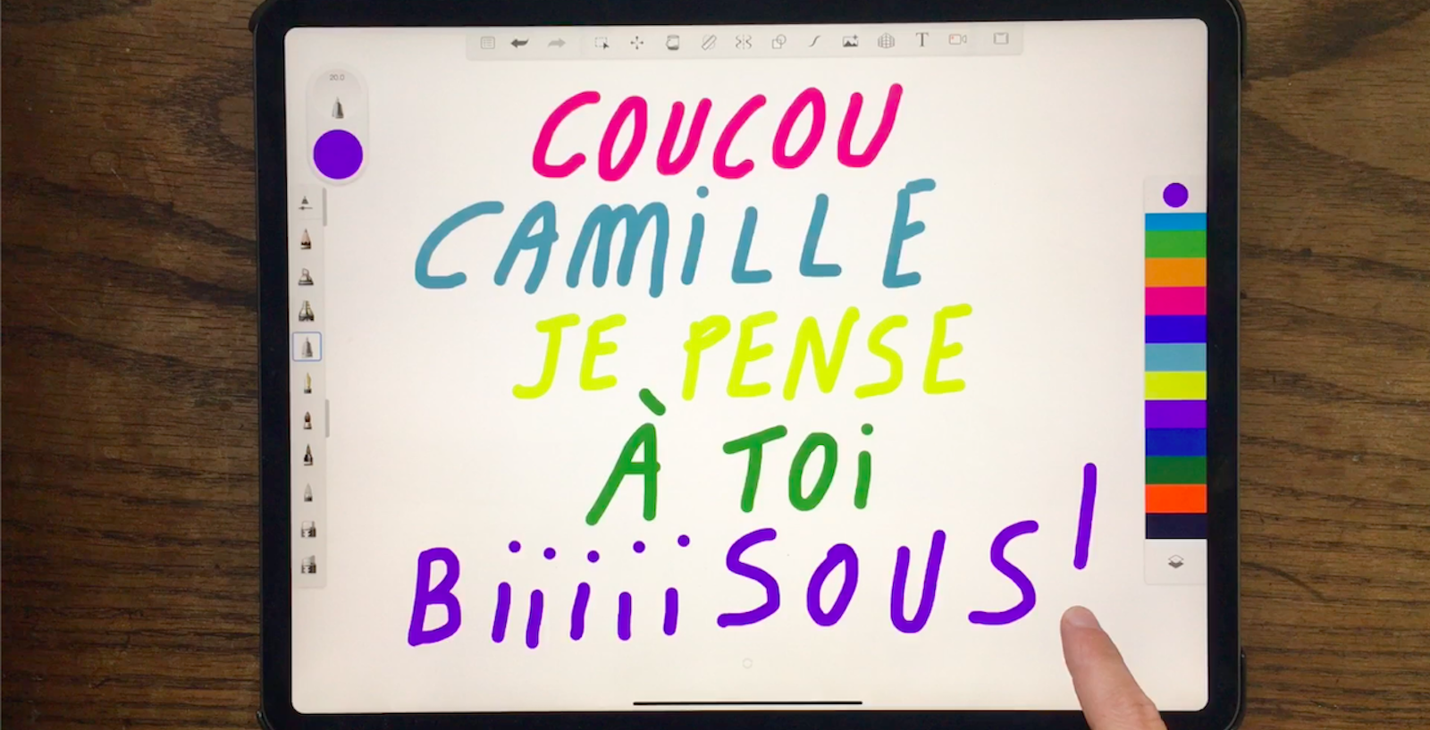 [en ligne] Carte postale animée